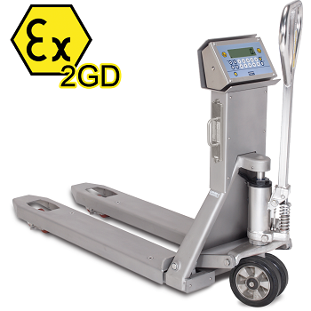 TPWI “EX” 2GD Stainless Steel ATEX Pallet Truck Scale