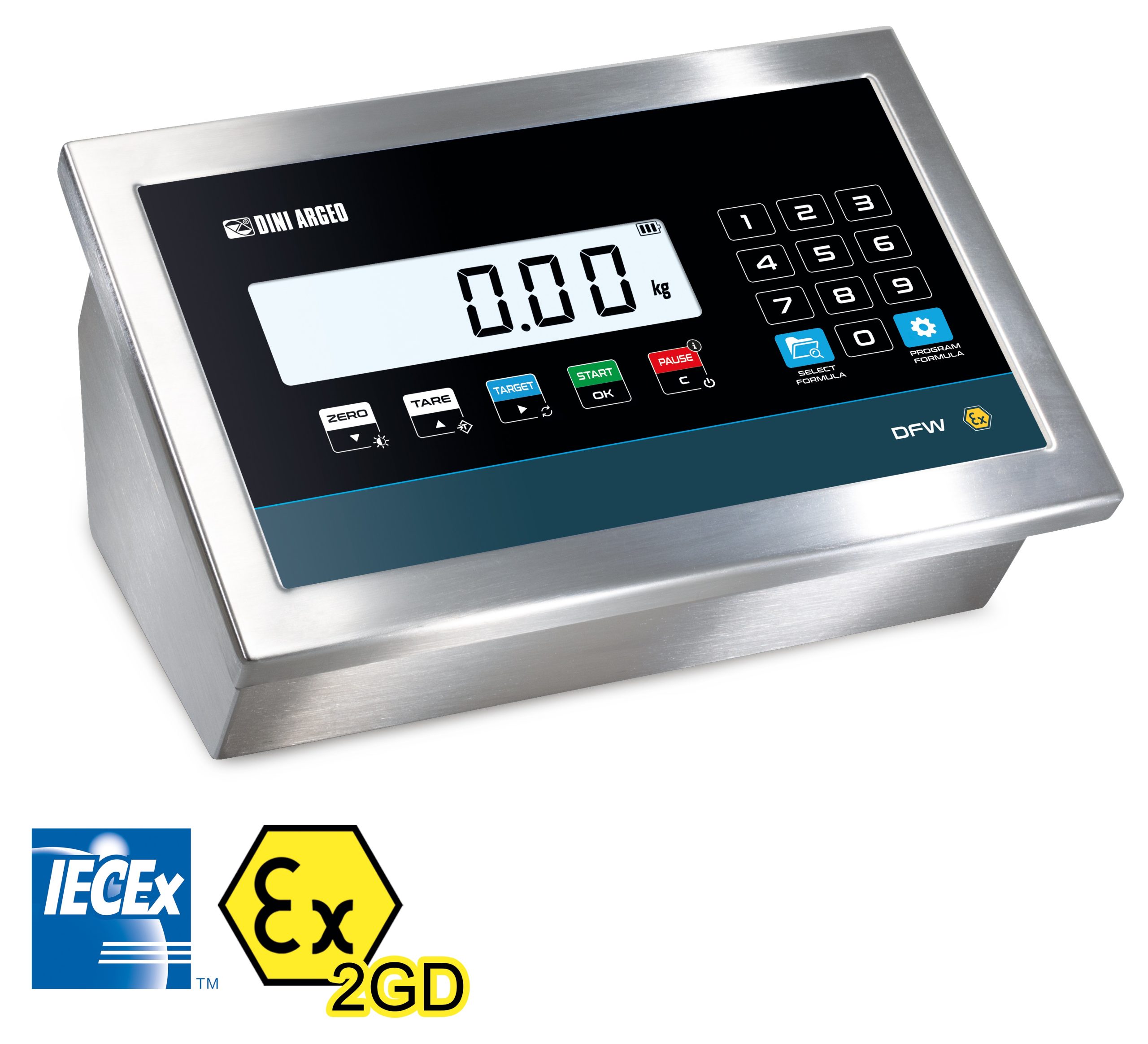 ATEX DFWIECEX Weight indicator, IECEx and ATEX certified, for Zones 1 and 21, 2 and 22. large image