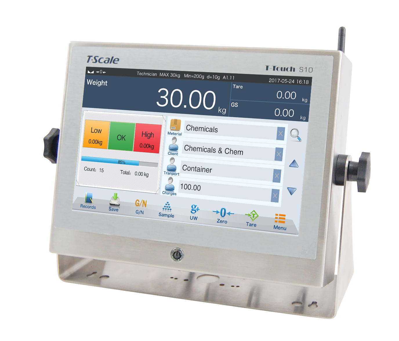S10 Touch Screen Indicator large image